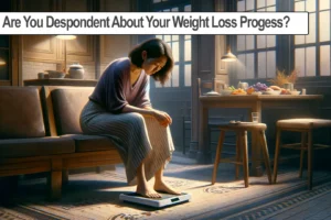 despondent about not losing weight