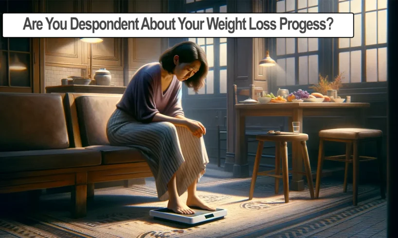 despondent about not losing weight